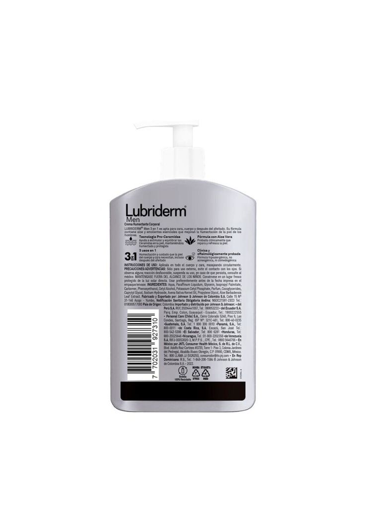 LUBRIDERM® MEN 3 EN 1 x 400 ml-2