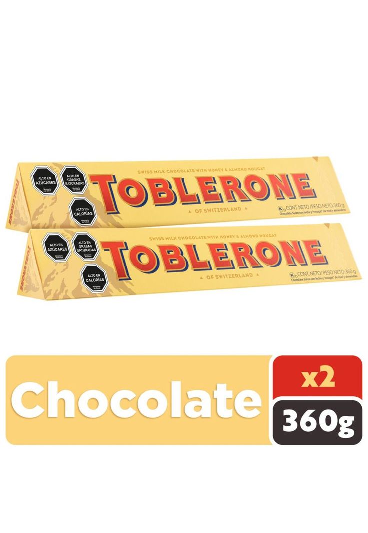 2x Chocolate Toblerone® De Leche 360g-0