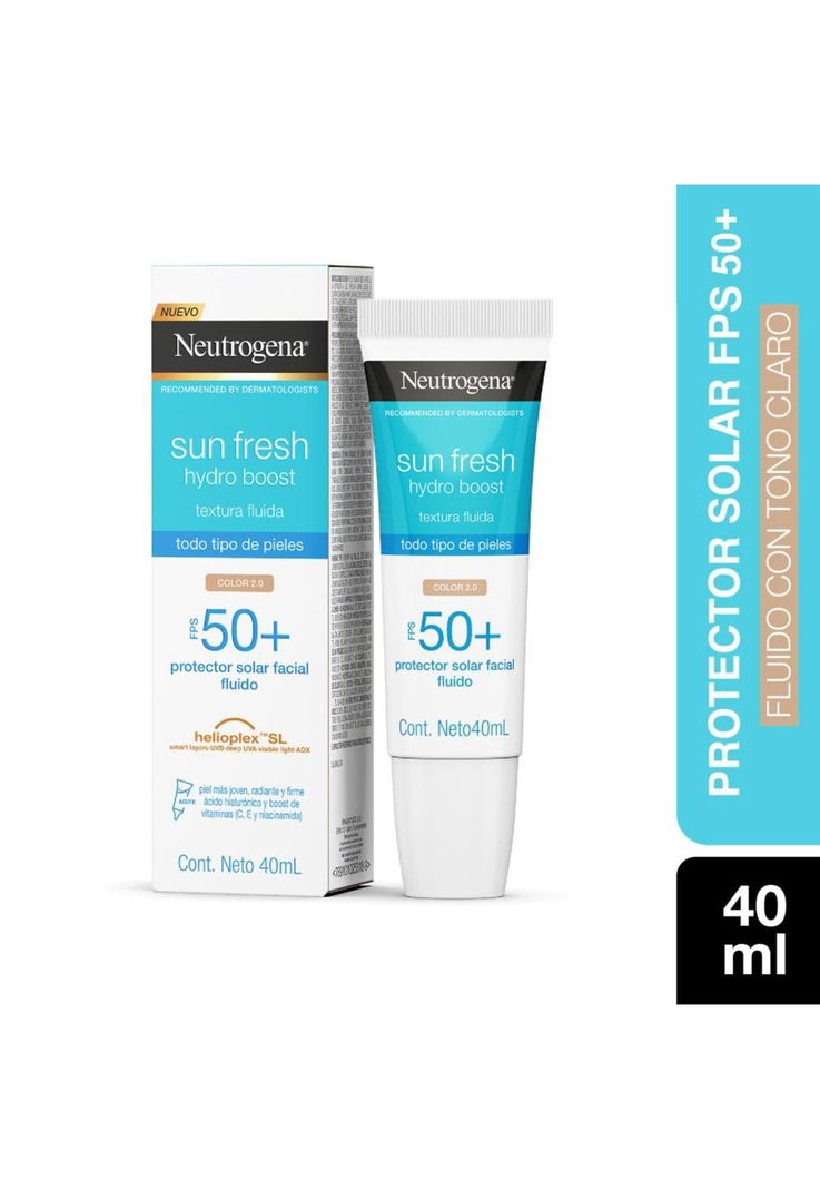 Neutrogena Sun Fresh Hydro Boost Tono Claro FPS 50+ 40mL-0