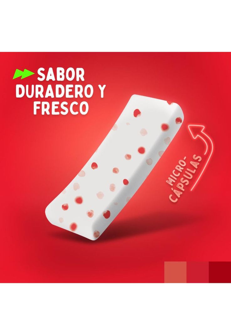 Chicle Trident® Sabor Frutilla Sin Azúcar Pack 18x5 un c/u-1