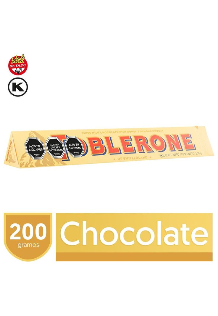 Chocolate Toblerone® Leche Con Nougat De Miel Almendra 200g-0