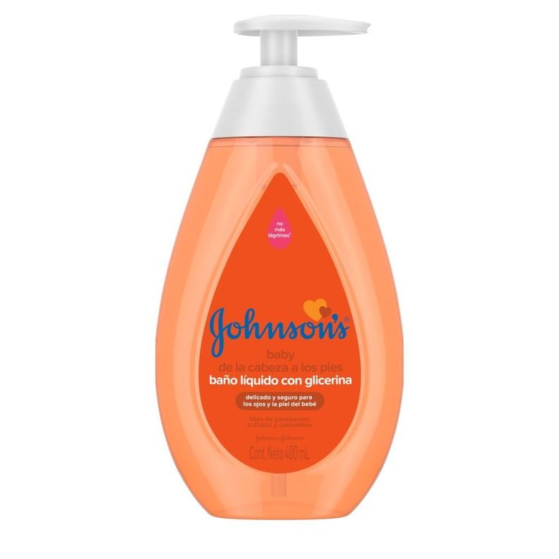 Jabón líquido bebé JOHNSON'S® de la Cabeza a los Pies 400 ml-3