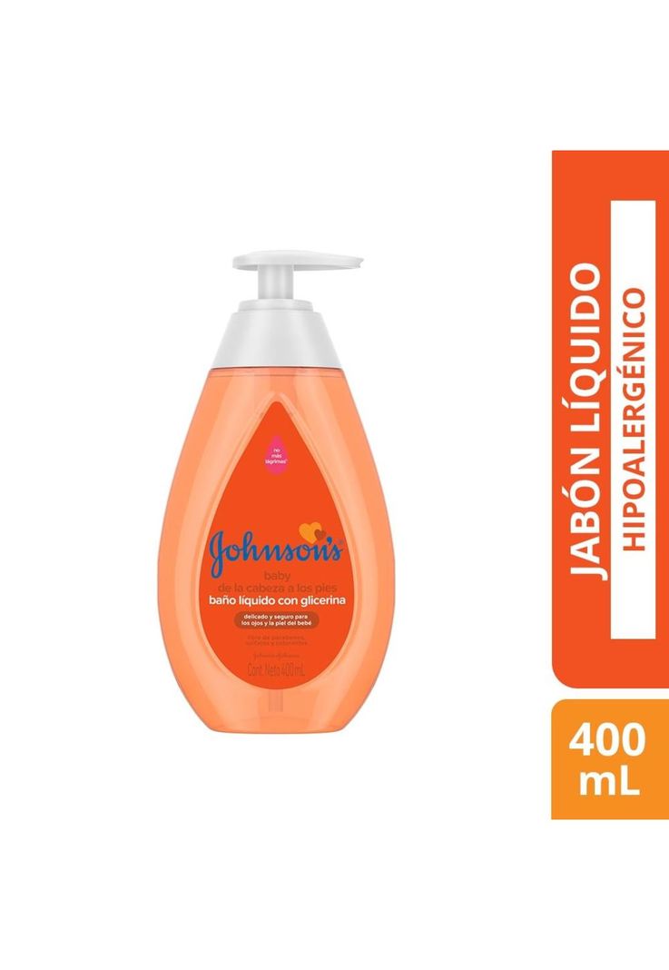 Jabón líquido bebé JOHNSON'S® de la Cabeza a los Pies 400 ml-0
