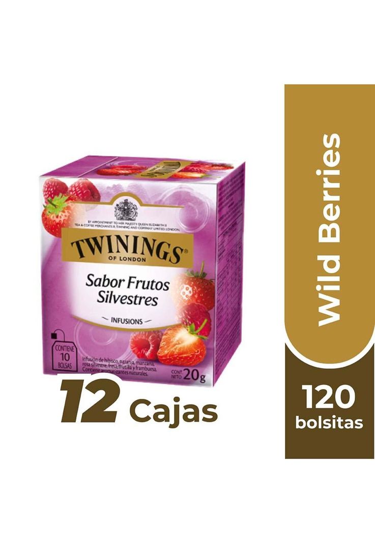 Twinings Te Wild Berries x120 Bolsitas