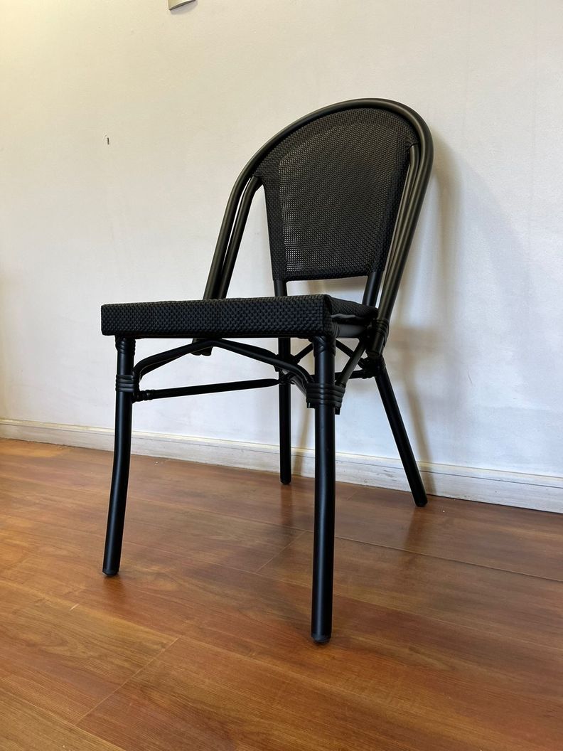 Silla de Terraza Bistrot Negra -1