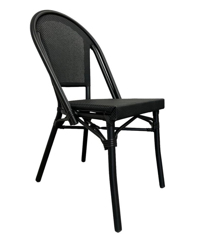 Silla de Terraza Bistrot Negra -0