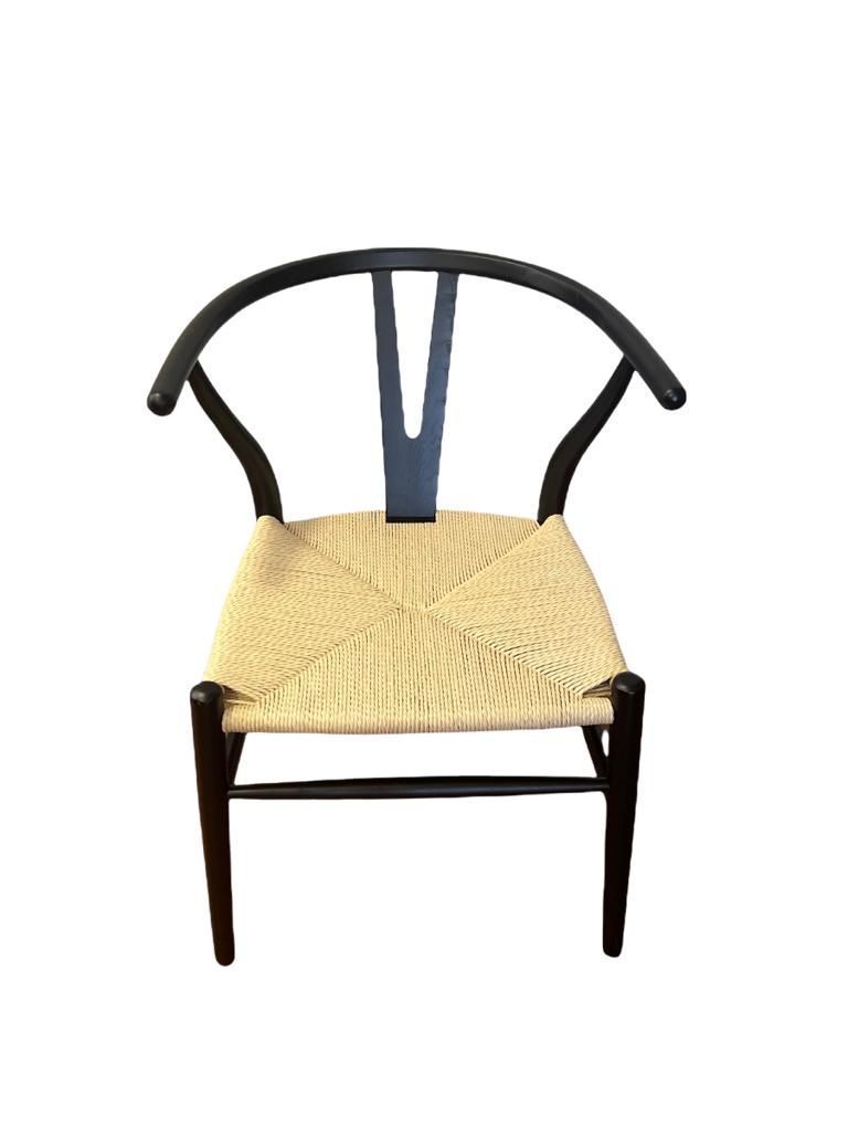 Sitial Wishbone Negra -1