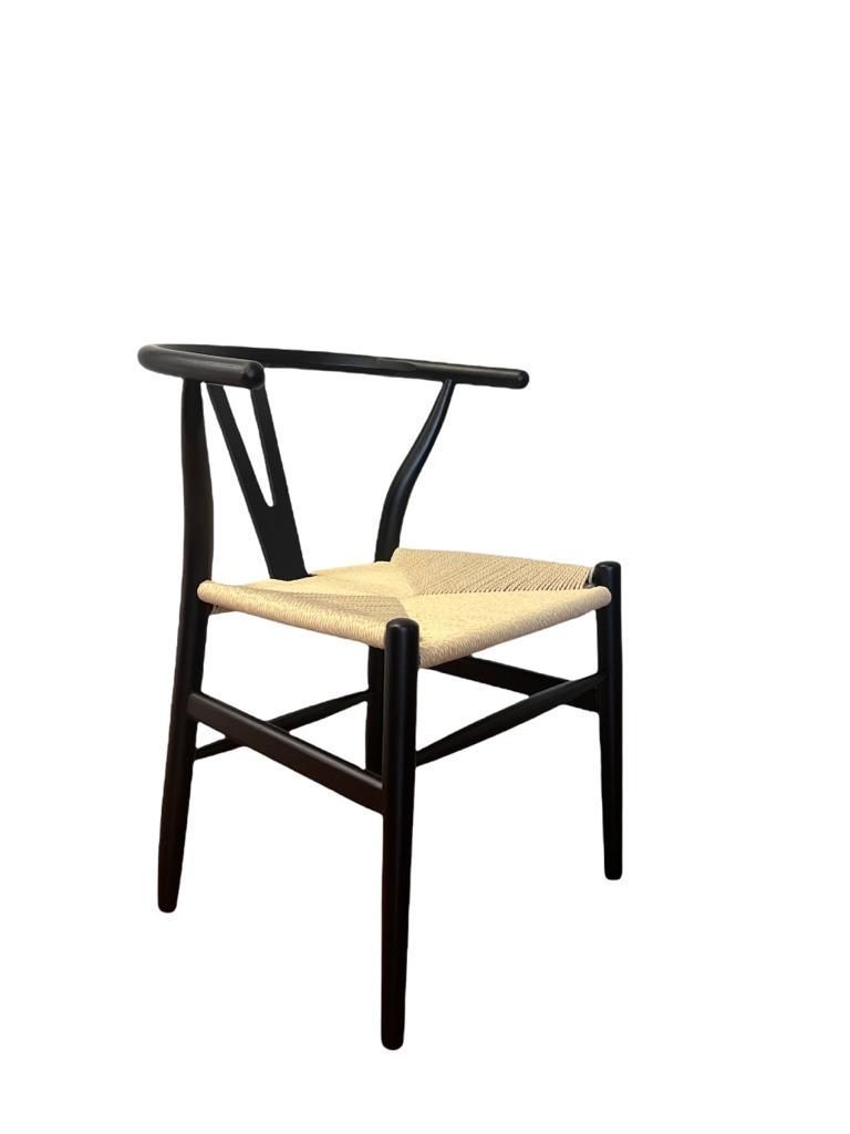 Sitial Wishbone Negra -2