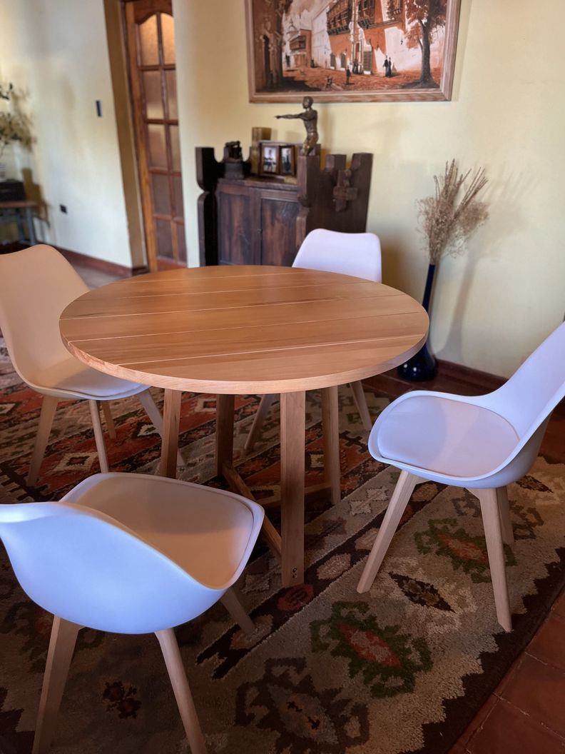 Juego de Comedor Tulipán 4 personas -4