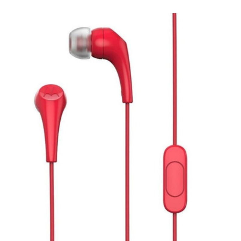 Audífonos In-ear Motorola Earbuds 2 Rojo-1