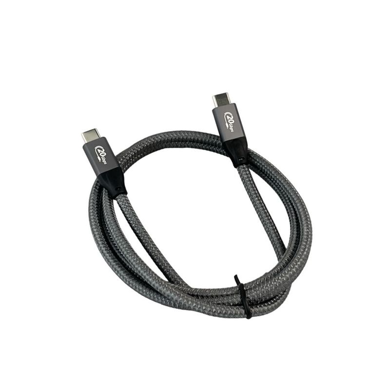 Cable USB C a C Carga Rápida 100W 20Gb 4K 1.2Mts-1