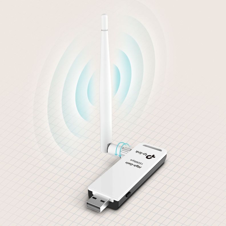Adaptador USB WIFI de Alta Potencia TL-WN722N-3