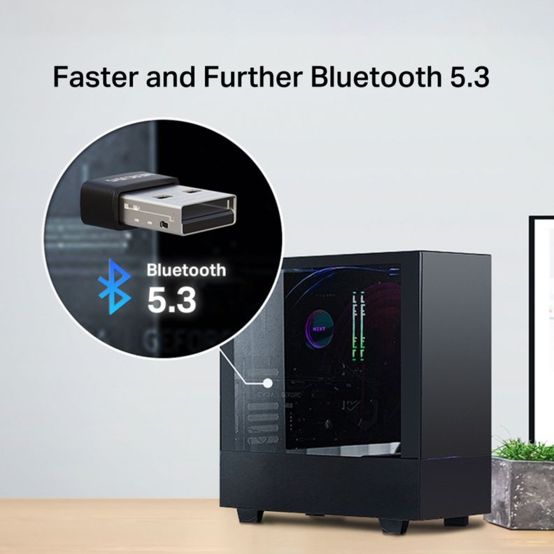 Adaptador USB Bluetooth 5.3 MA350 para notebook y PC-3