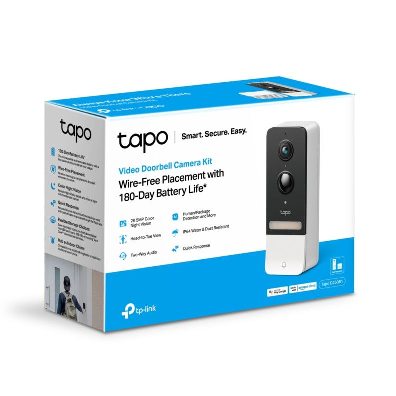 Timbre Inteligente con Vídeo y Batería Tapo D230S1-6