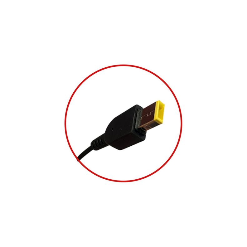 Cargador Compatible con Notebook Lenovo 20v 2,25A Rectangular-1