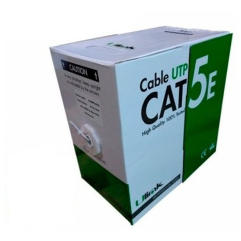 Cable De Red Utp Cat5e Caja De 305mts 100% Cobre / Premium-0
