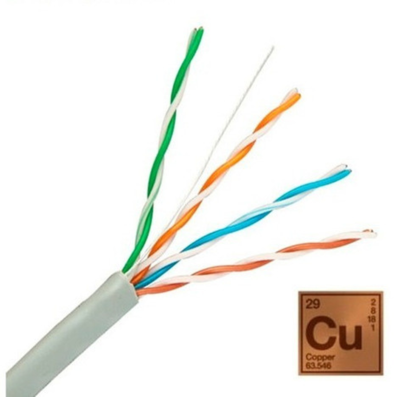 Cable De Red Utp Cat5e Caja De 305mts 100% Cobre / Premium-1
