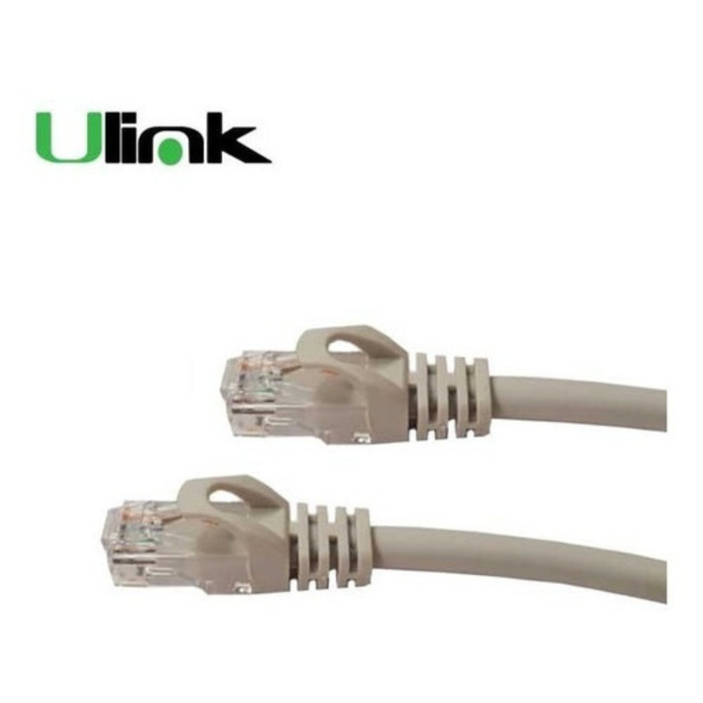 Cable De Red / Patch Cord Certificado Cat6 15 Mts Gris-1