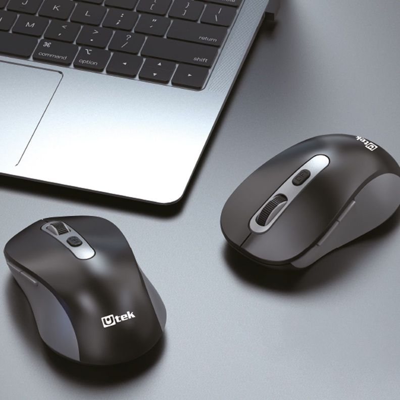 Mouse Inalambrico Negro 2.4Ghz 6 Botones Utek UT-MOW620-4