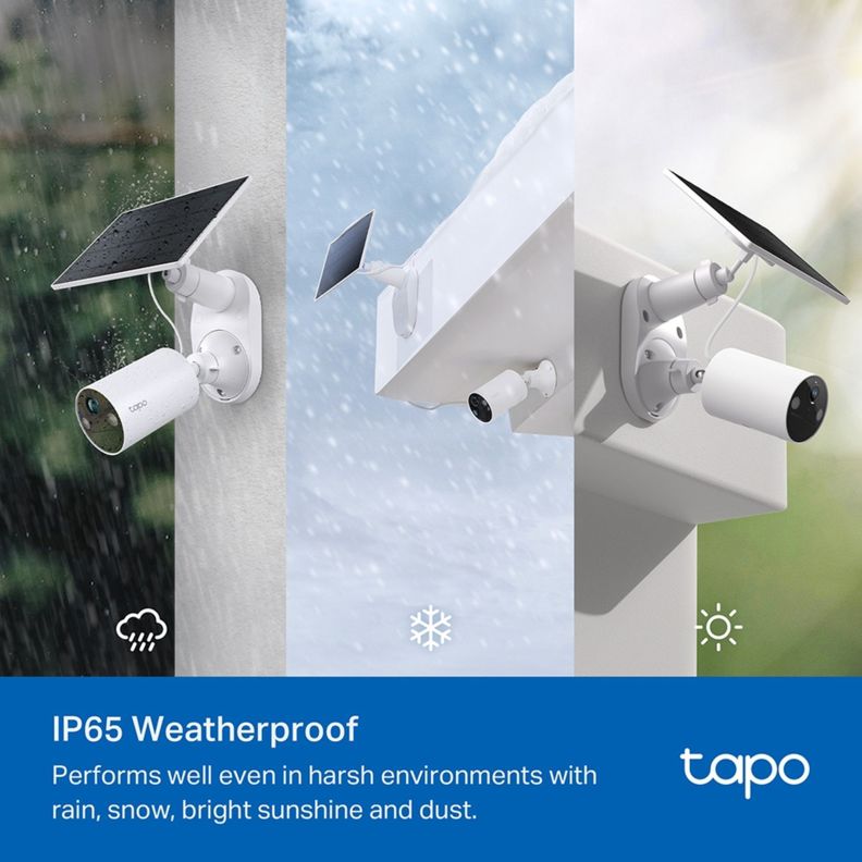 Kit de Cámara de Seguridad Wi-Fi con Panel Solar Tapo C410 Kit-2