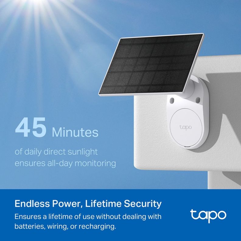 Kit de Cámara de Seguridad Wi-Fi con Panel Solar Tapo C410 Kit-5