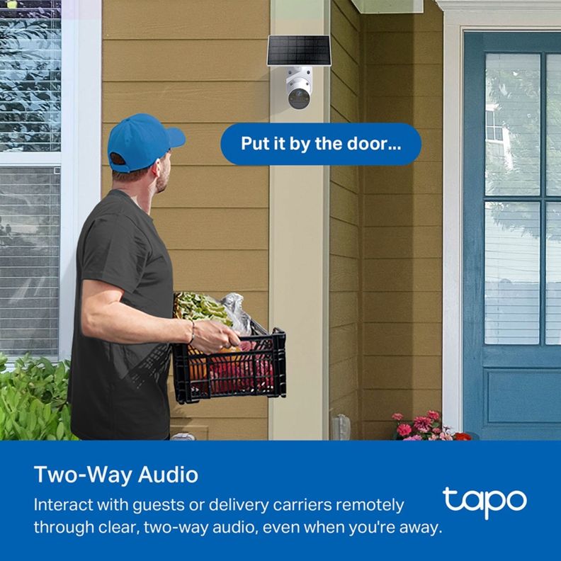 Kit de Cámara de Seguridad Wi-Fi con Panel Solar Tapo C410 Kit-7