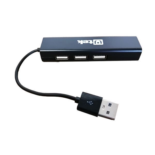 Adaptador USB 2.0 A Rj45 Red Lan Incluye Hub USB 3 Puertos-2