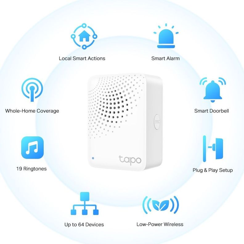 Smart Hub IoT con Alarma Tapo H100-1