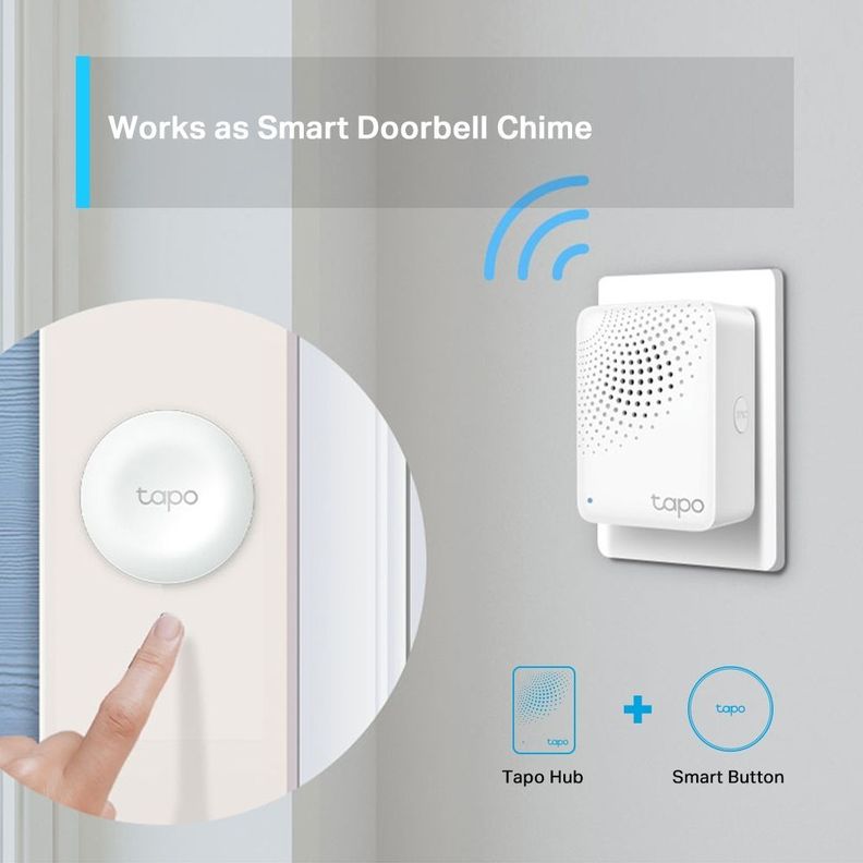 Smart Hub IoT con Alarma Tapo H100-4