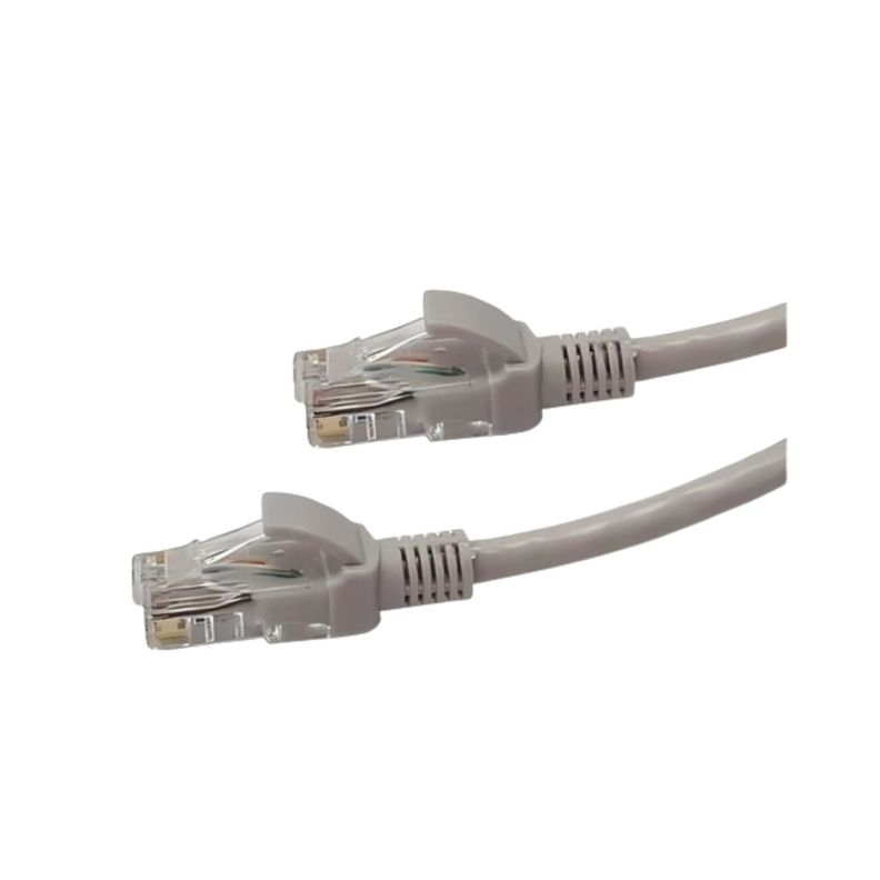 Cable De Red / Patch Cord Certificado Cat5e 25 Mts Gris -1
