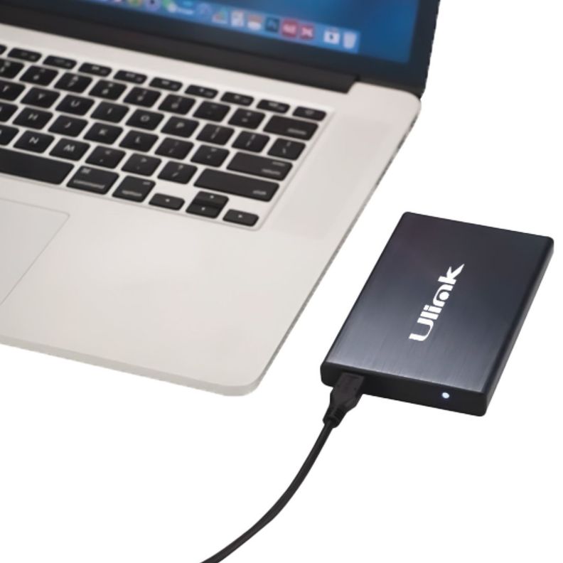 Cofre porta disco duro SATA 2,5 conexión USB C-1