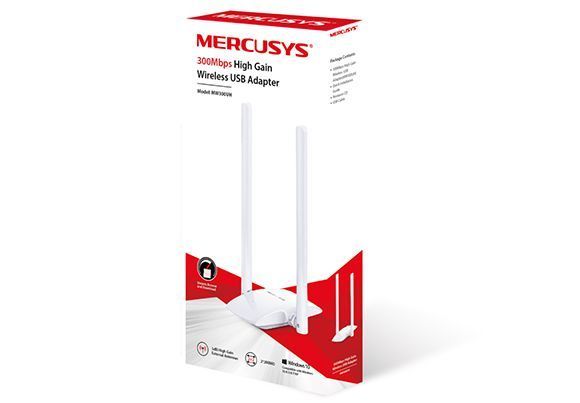 Adaptador USB Wifi Externo 300Mbps Mercusys MW300UH-2