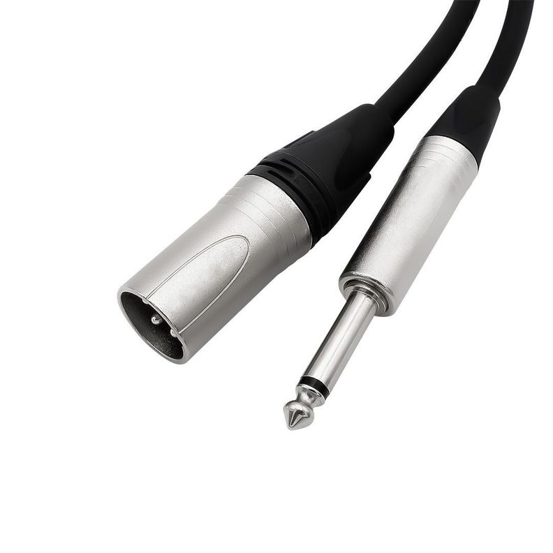 Cable de audio XLR macho a Plug mono de 10 m UL-MIC-XJ4010-2