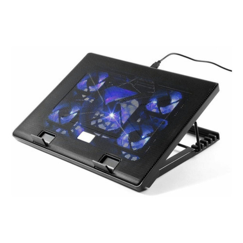 Base / Soporte / Cooler Para Notebook 12 -17  / 5 Ventilador-0