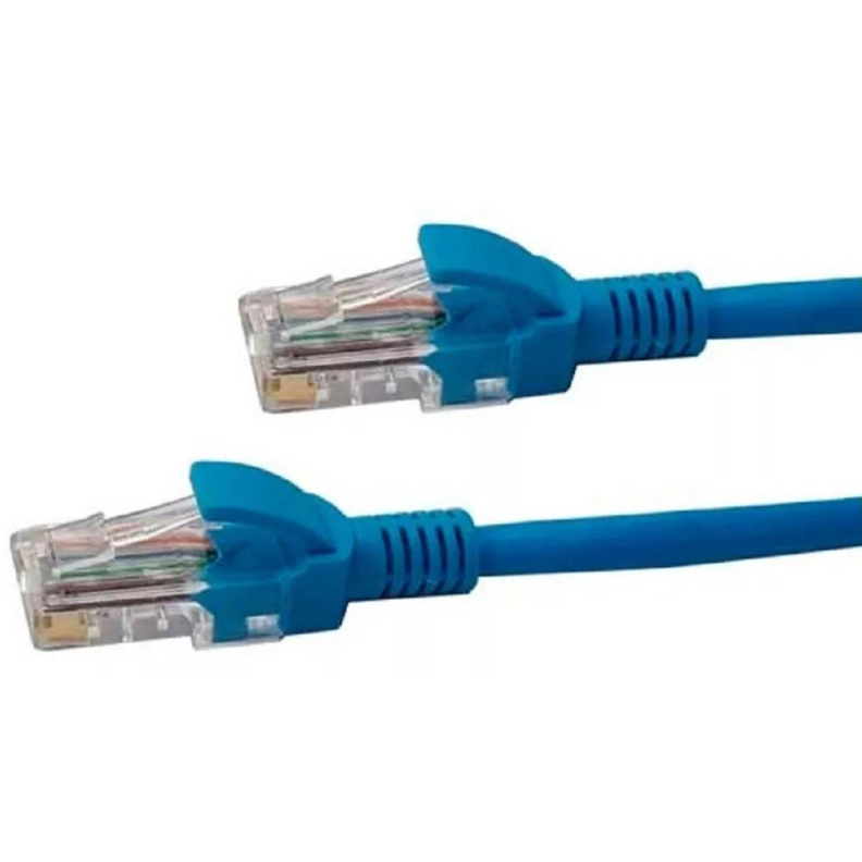 Cable De Red Patch Cord Certificado Cat6 2 Mts Azul-1