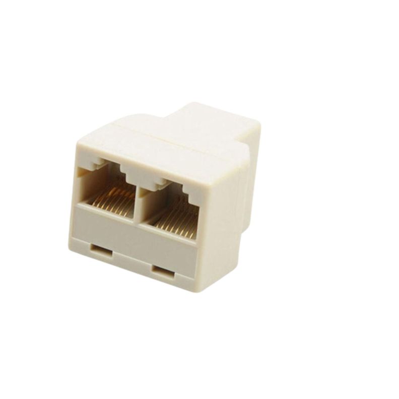 Adaptador Rj45 Uno A Dos 1x2 / Switch De Red-0