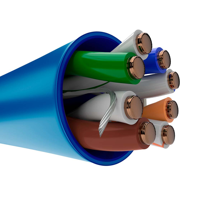 Cable de Red UTP Cat5e 100% Cobre 305Mts 24AWG Nexxt Azul-1
