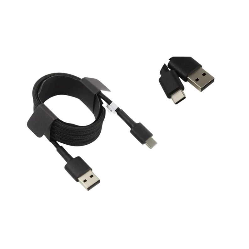 Cable USB Tipo C Xiaomi Mi Braided 1 Metro Negro-1