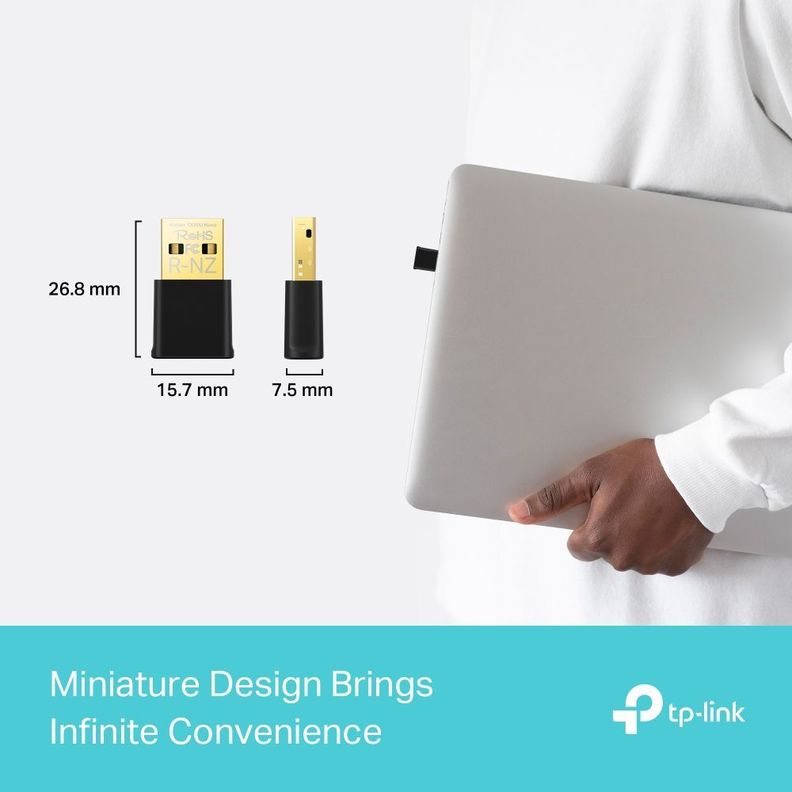 Adaptador USB Inalambrico Wifi 6 Nano Archer TX20U AX1800-3
