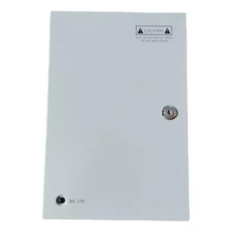 Fuente De Poder 12v 20A Para Cámaras con Gabinete y Distribución X18-1