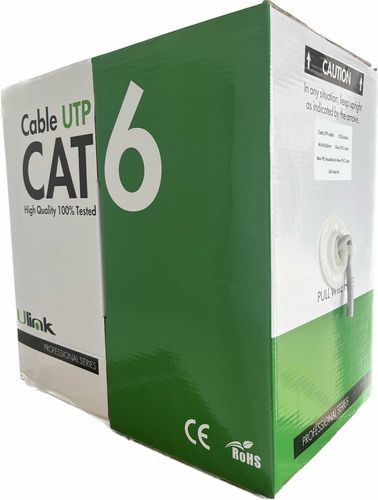 Cable de Red UTP Cat6 23 Awg Caja De 305 Mts -0