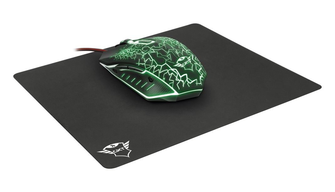 Mouse gamer Trust GXT 783 Izza negro + Mouse Pad-3