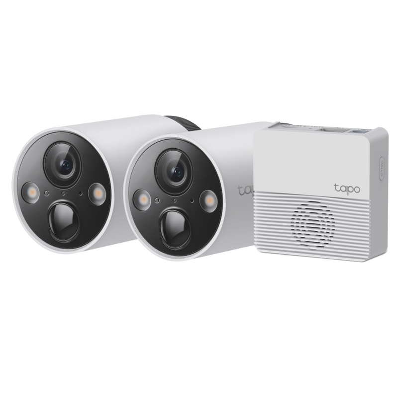 2 Cámaras WiFi Exterior Inteligente con Batería Tapo C420S2-0