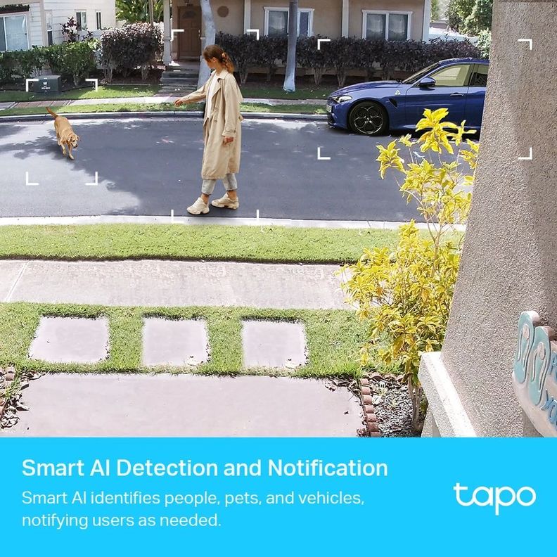 2 Cámaras WiFi Exterior Inteligente con Batería Tapo C420S2-5