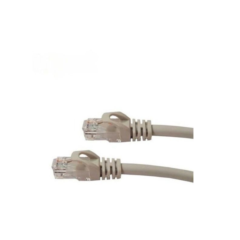 Cable De Red / Patch Cord Certificado Cat6 20 Mts Gris-0