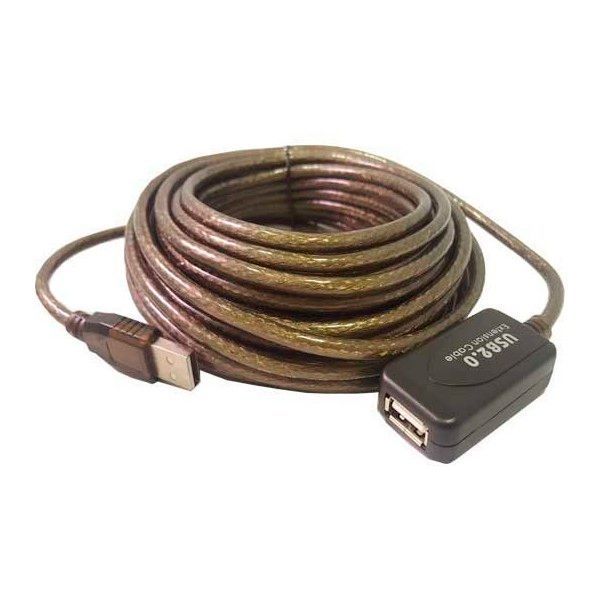 Cable Extensión USB Activo 2.0 A-a 5 Metros Alta Calidad-1