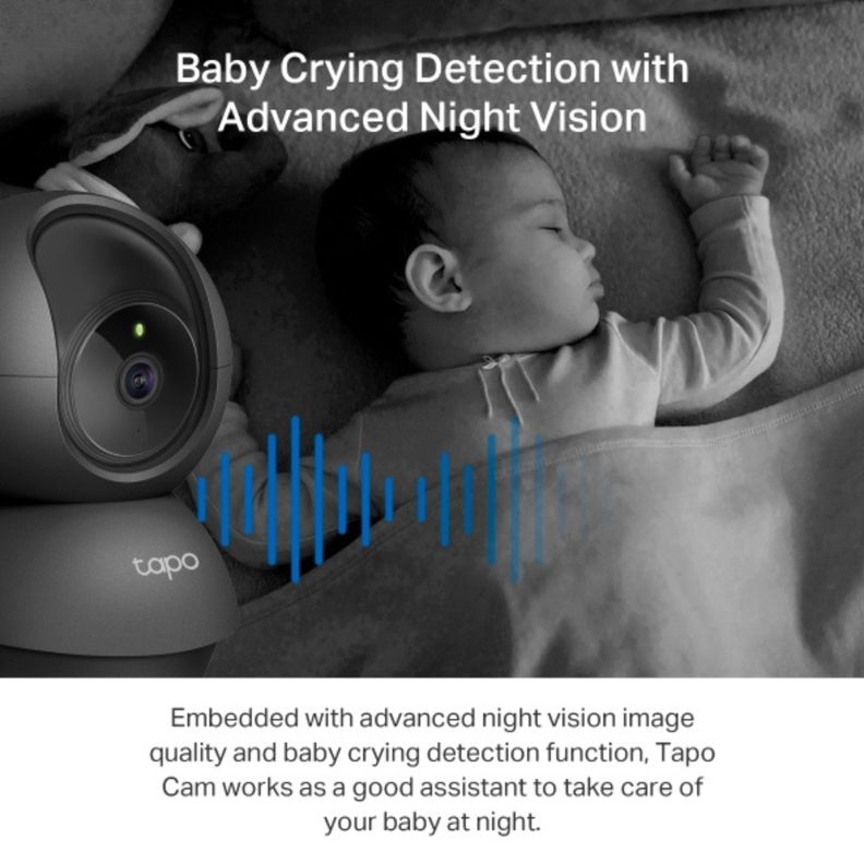 Camara de Seguridad Motorizada Wifi 3MP 2k Tapo C211 Negra-3