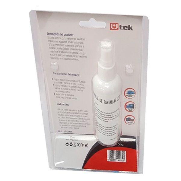 Kit de Limpieza 3 en 1 Liquido 100ml, Escobilla y Paño UT-CLKIT-0