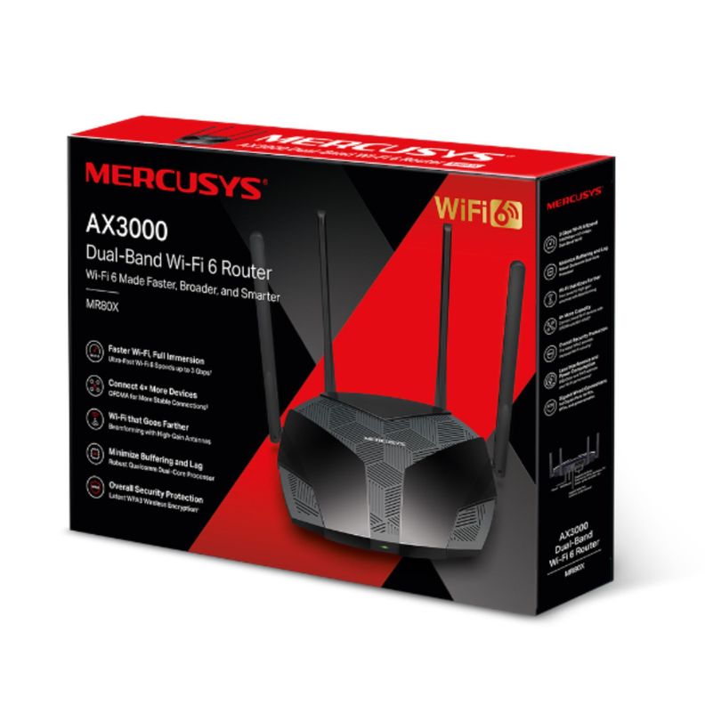 Router Dual Band Wifi 6 AX3000 MR80X-7