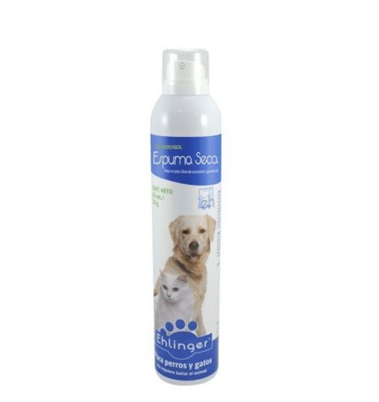 Ehlinger Shampoo Espuma Seca Perros Y Gatos 330 Ml-1